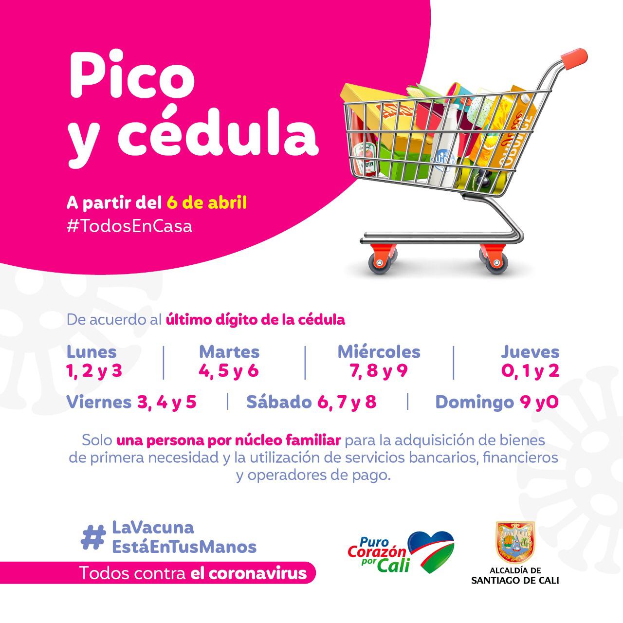 Desde este lunes hay Pico y Cédula para regular el abastecimiento de los caleños Desde este lunes hay Pico y Cédula para regular el abastecimiento de los caleños