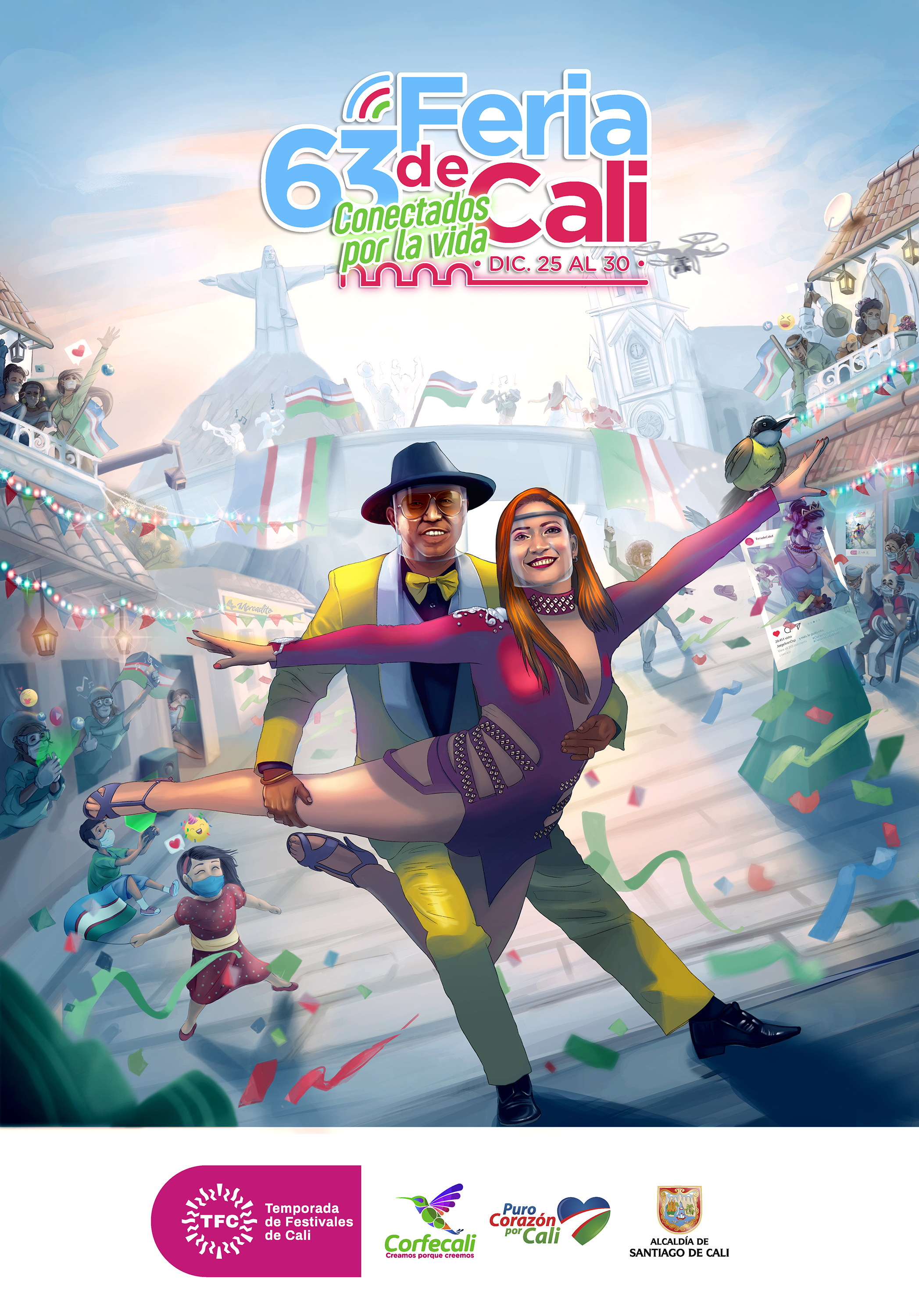 El afiche de la Feria de Cali plasmó nuestra alegría y caleñidad El afiche de la Feria de Cali plasmó nuestra alegría y caleñidad