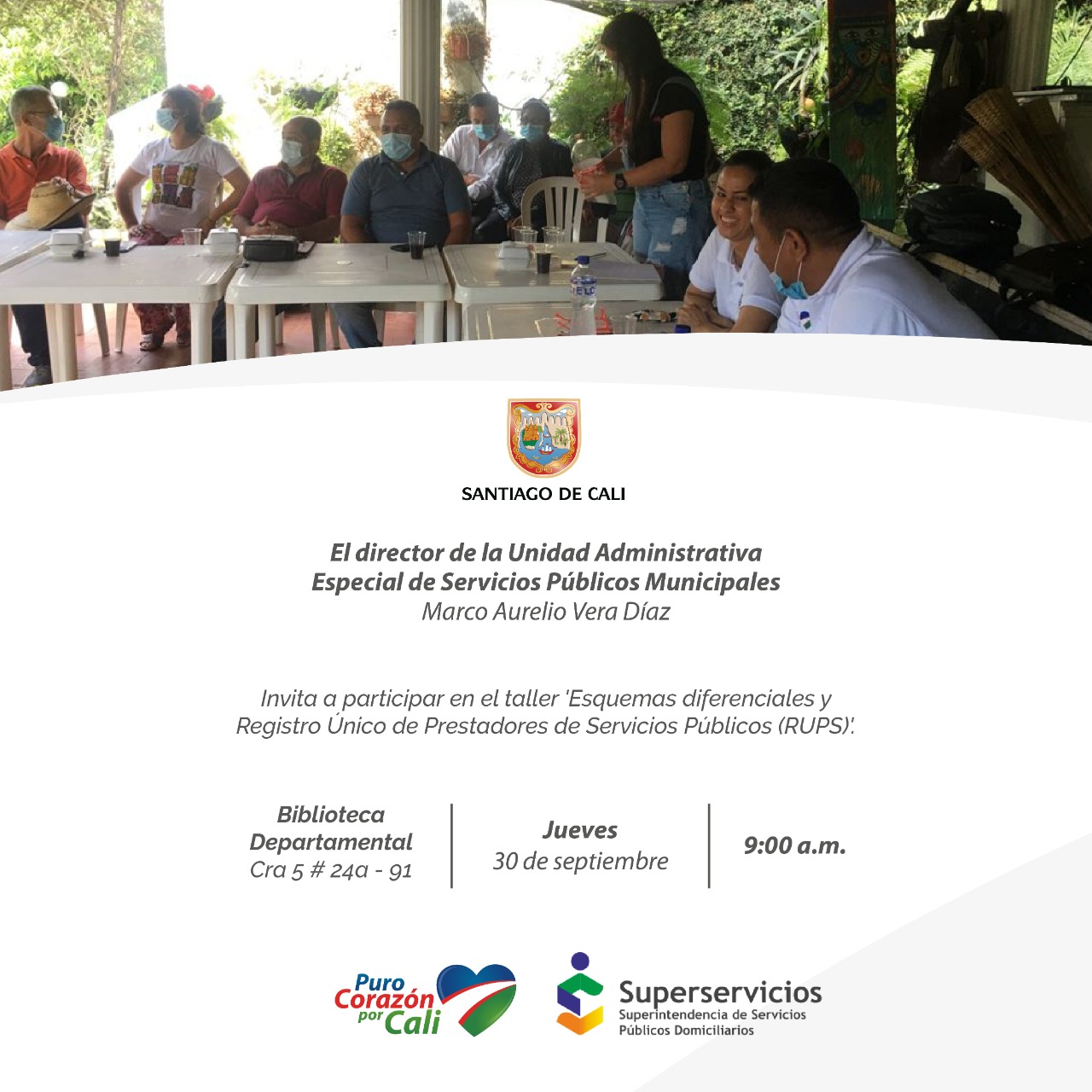 Taller participativo en Agua Potable y Saneamiento Básico