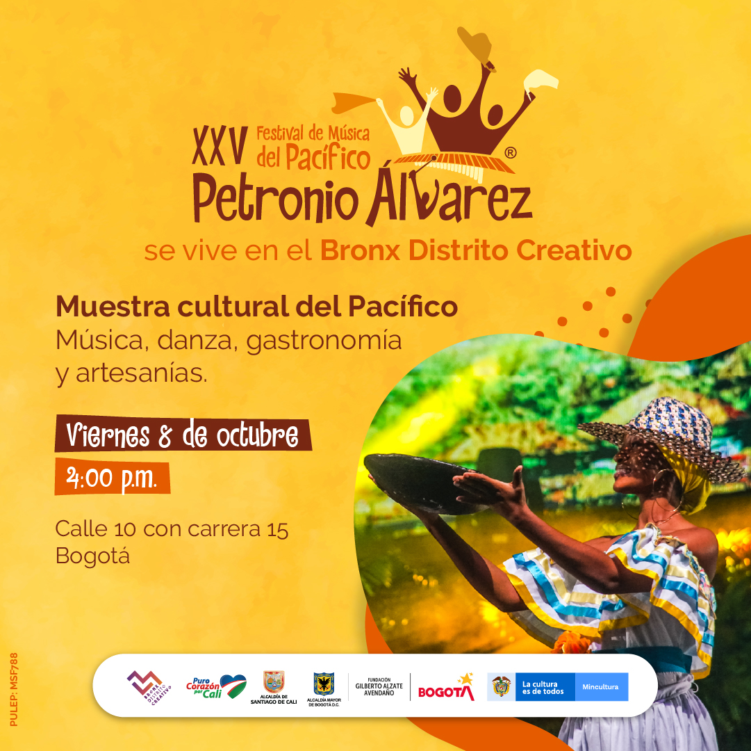 Con todo el sabor del Pacífico, el Petronio Álvarez llega al Bronx Distrito Creativo