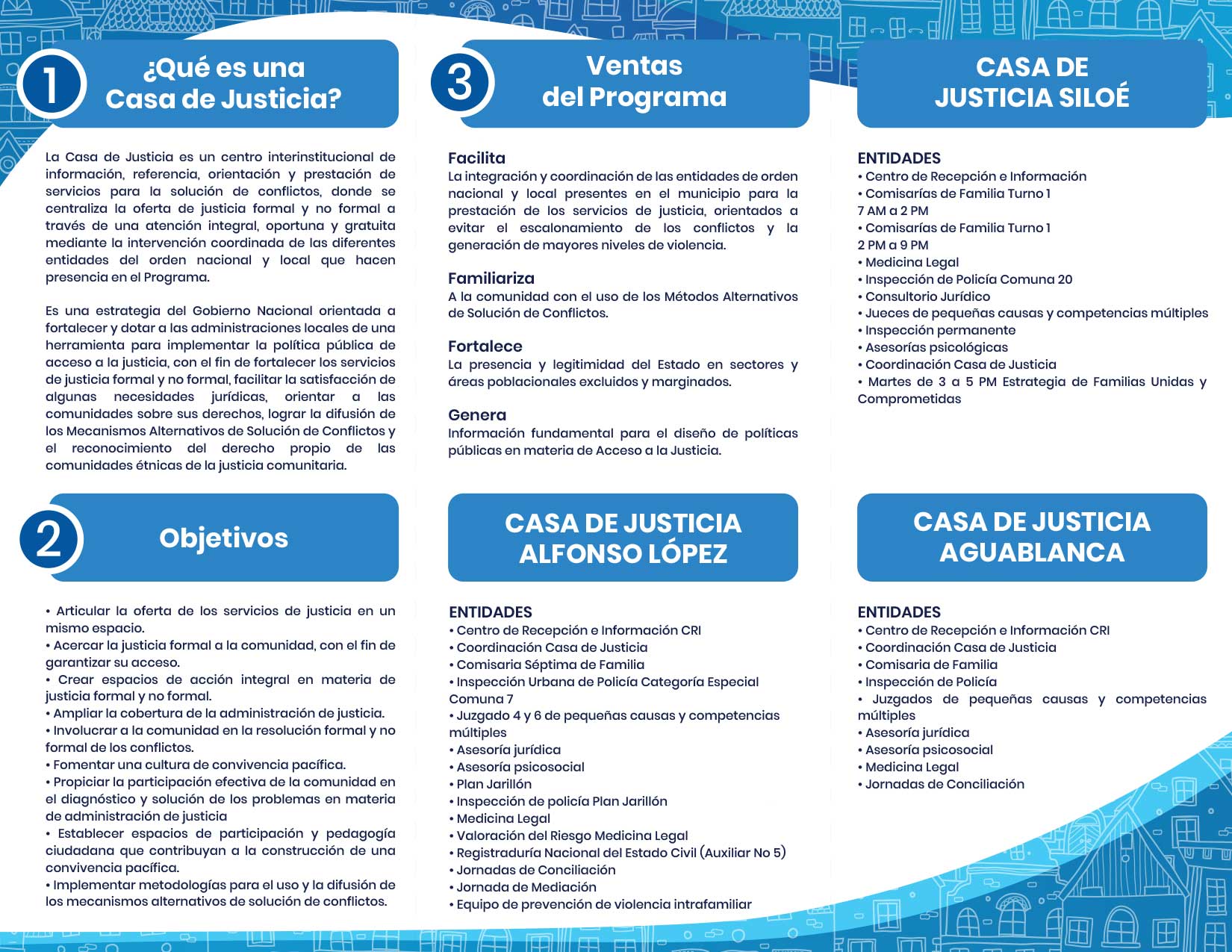 Casas de justicia - Folleto 2