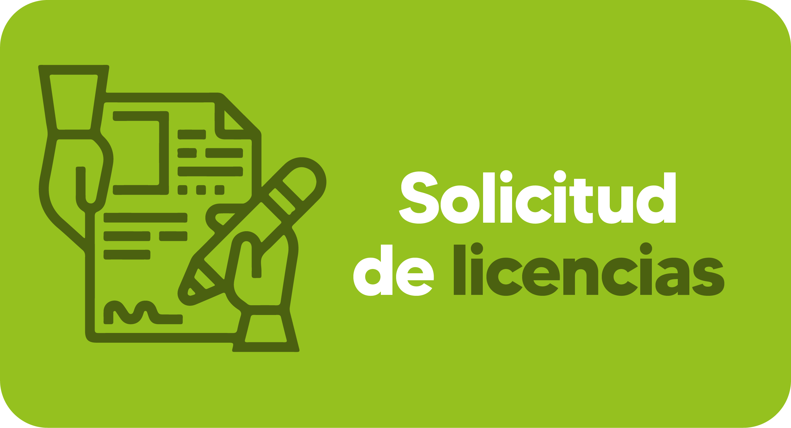 Solicitud de Licencias