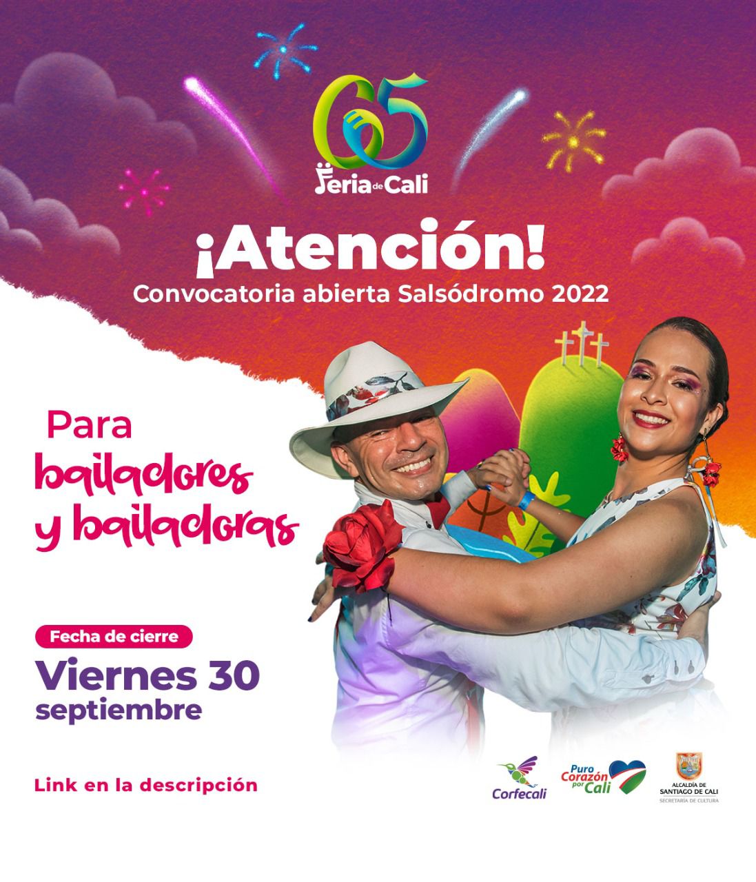 Selección de bailadores y bailadoras para el Salsódromo 2022 Selección de bailadores y bailadoras para el Salsódromo 2022