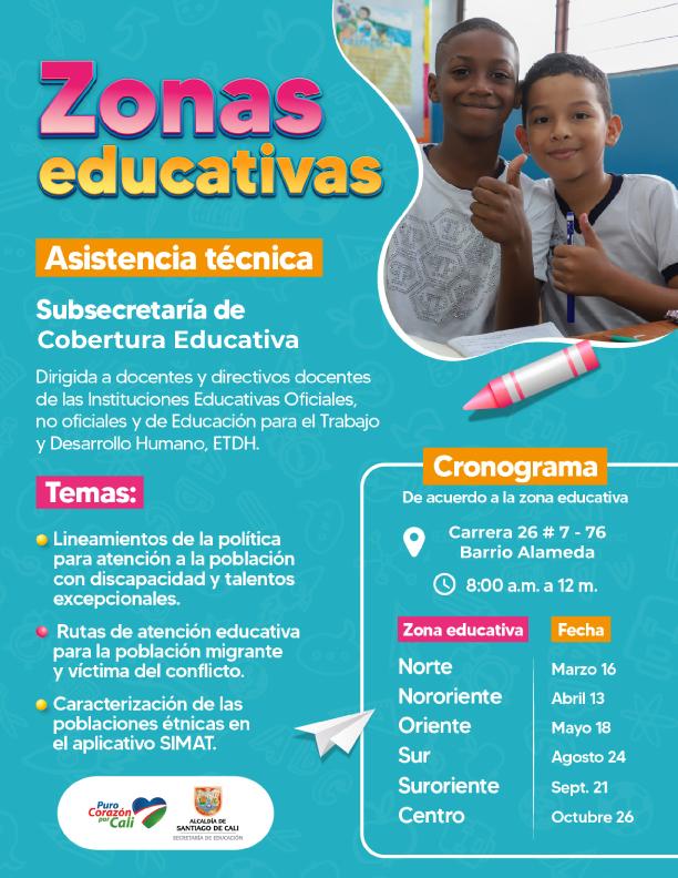 Docentes y directivos docentes citados a las asistencias técnicas de Inspección y Vigilancia