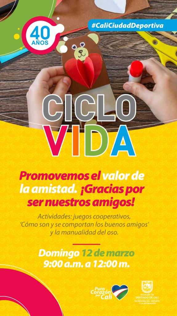 En la Ciclovida se promueve el valor de la amistad 