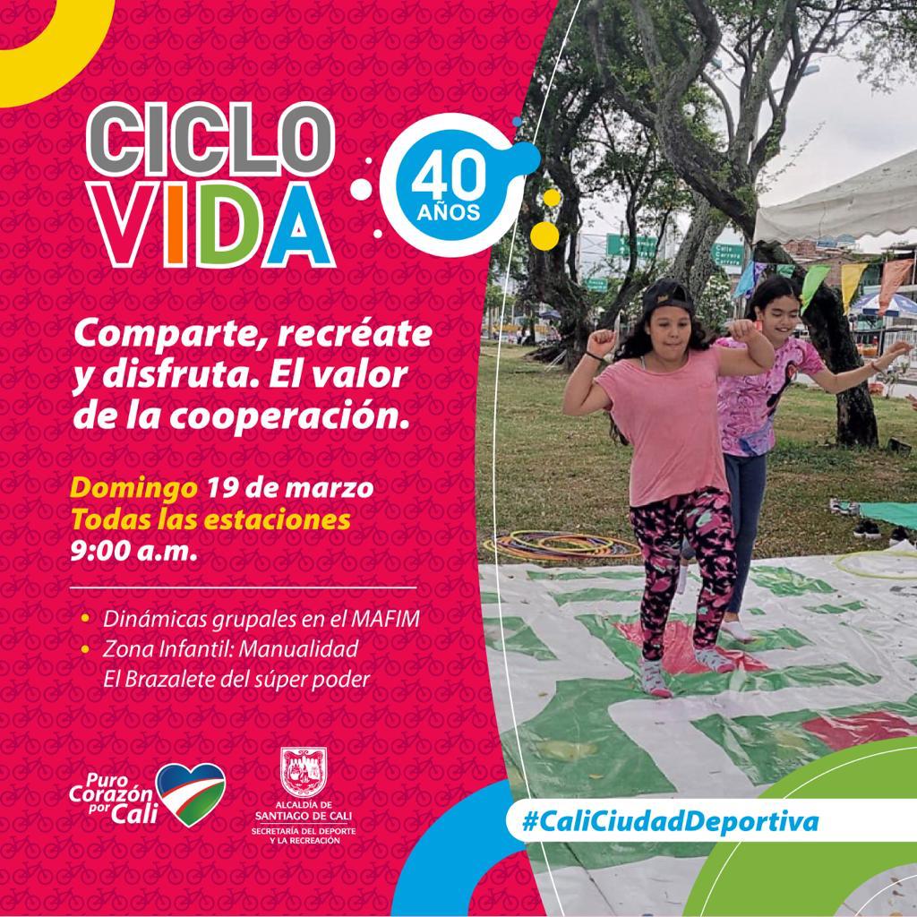 En la Ciclovida, comparte, recréate y disfruta el valor de la cooperación En la Ciclovida, comparte, recréate y disfruta el valor de la cooperación