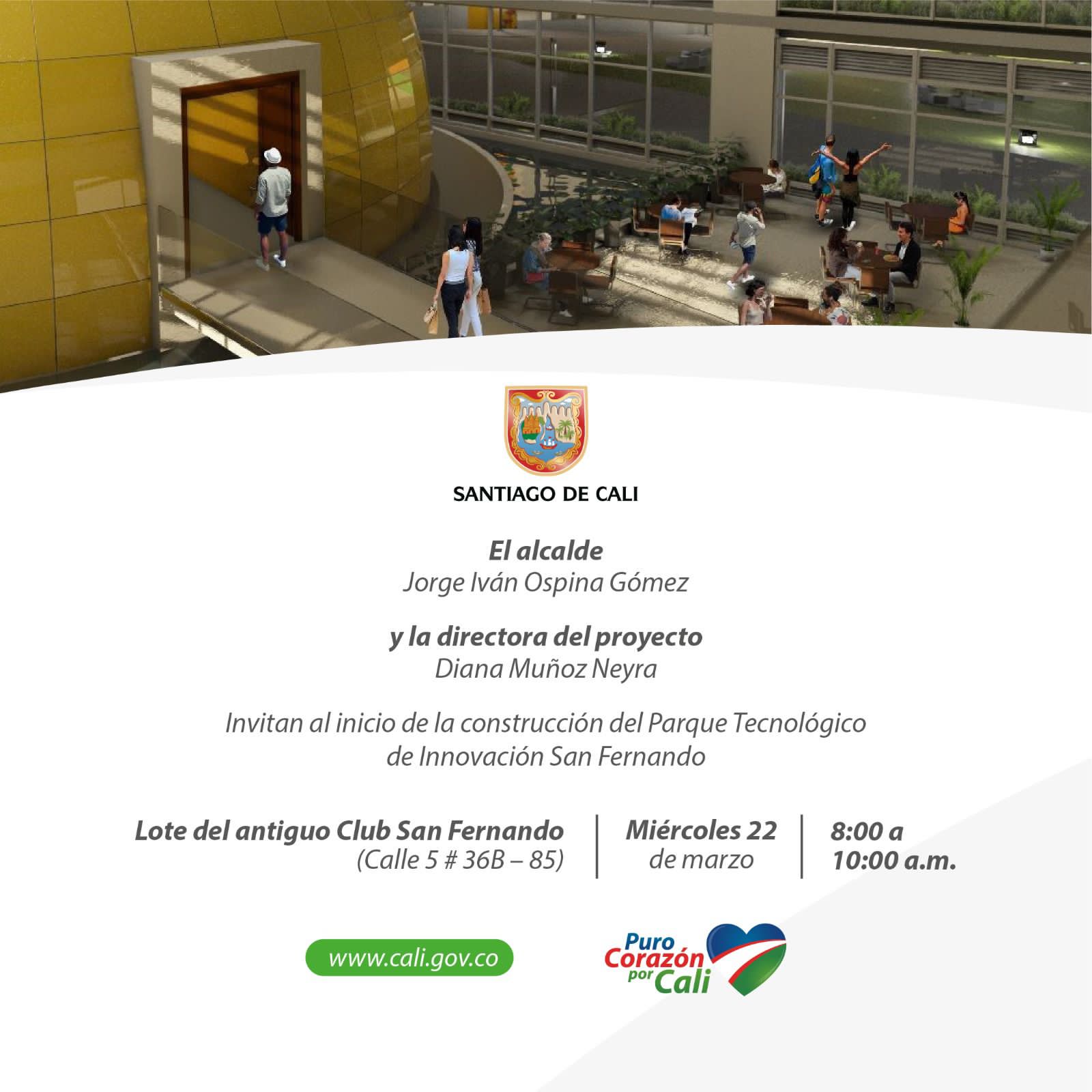 Este miércoles, autoridades pondrán primera piedra del  Parque Tecnológico San Fernando   