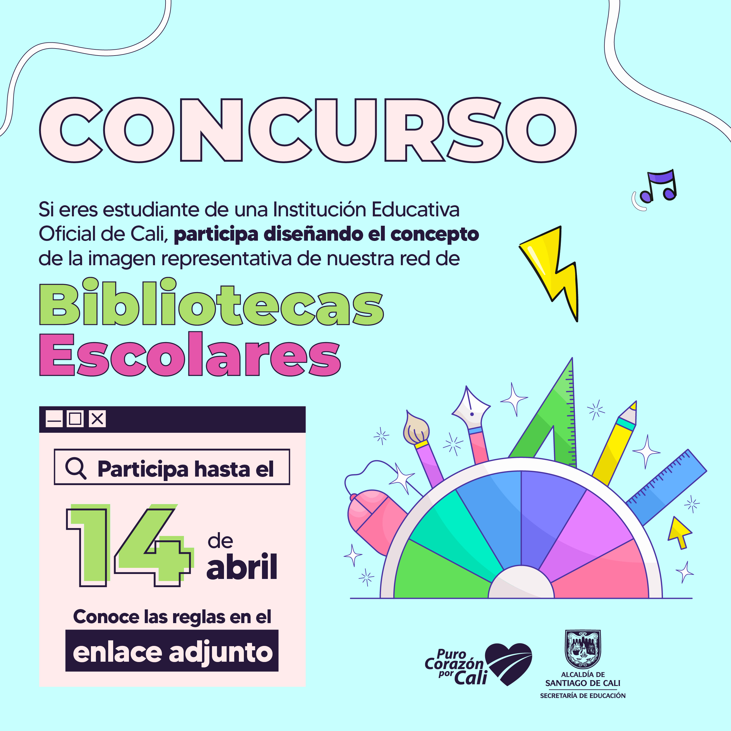 Mediante concurso se busca la imagen de la Red de Bibliotecas Escolares