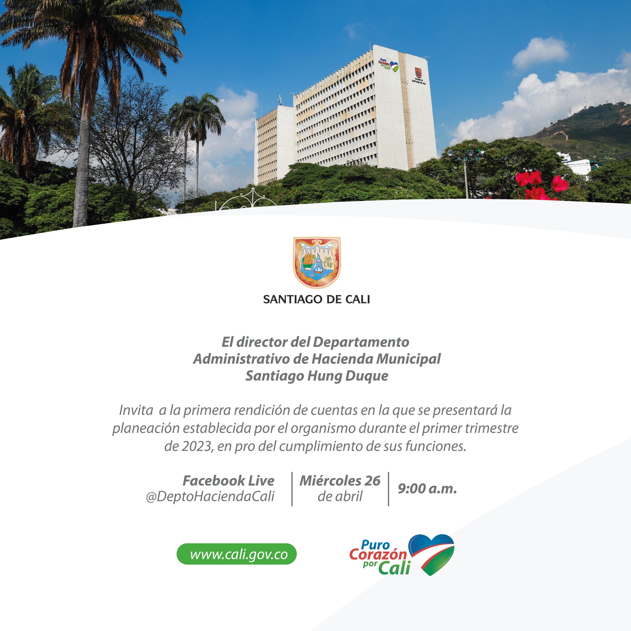 Primera Rendición de Cuentas Hacienda 2023