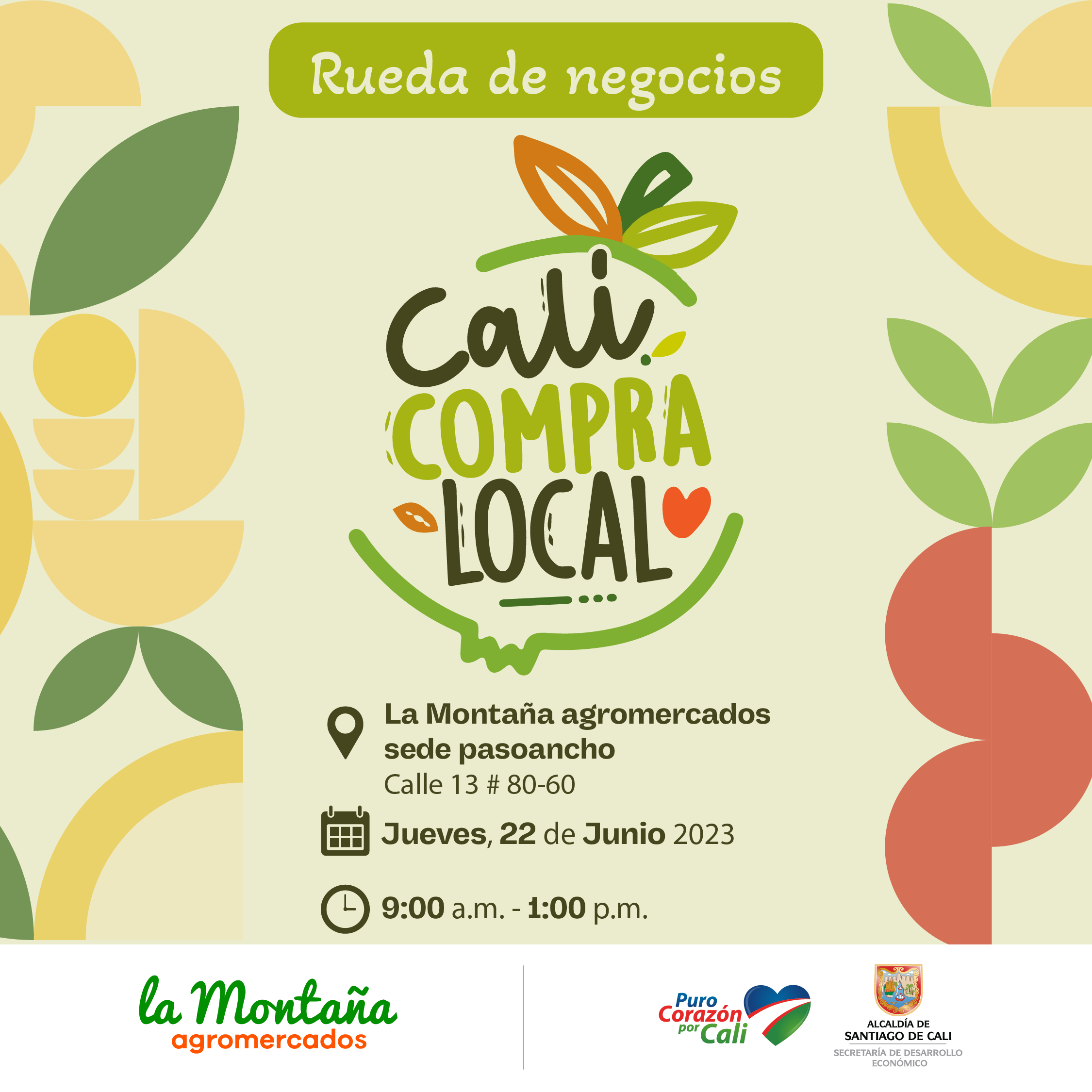 Productores rurales y emprendedores, tienen una cita en ‘Cali Compra Local’