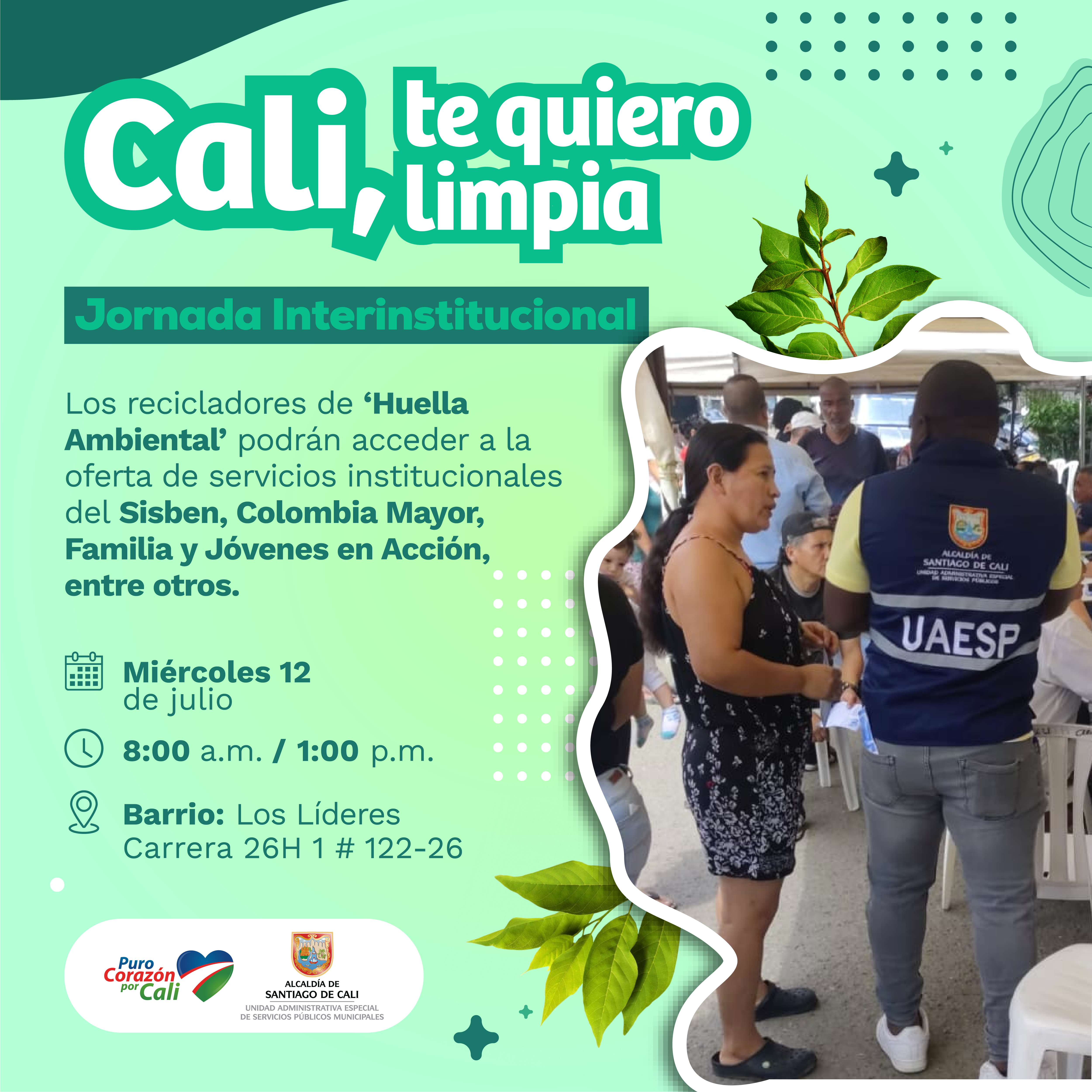 Jornada interinstitucional para recicladores de oficio
