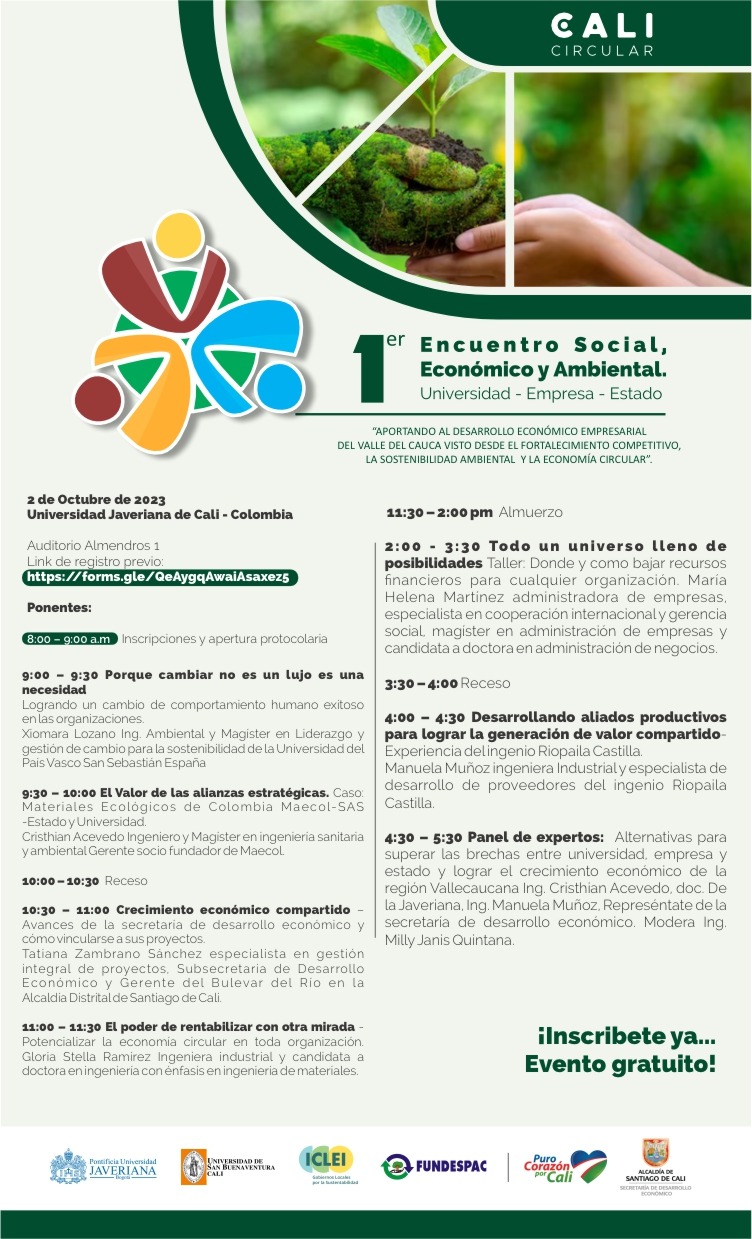 ¡Únete a la Segunda Jornada del 1er Encuentro Social, Económico y Ambiental! ¡Únete a la Segunda Jornada del 1er Encuentro Social, Económico y Ambiental!