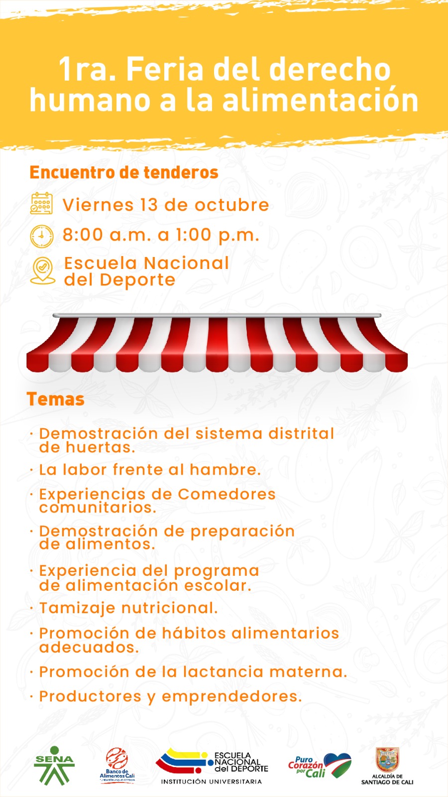 Cali realizará la ‘Primera Feria del derecho humano a la alimentación’
