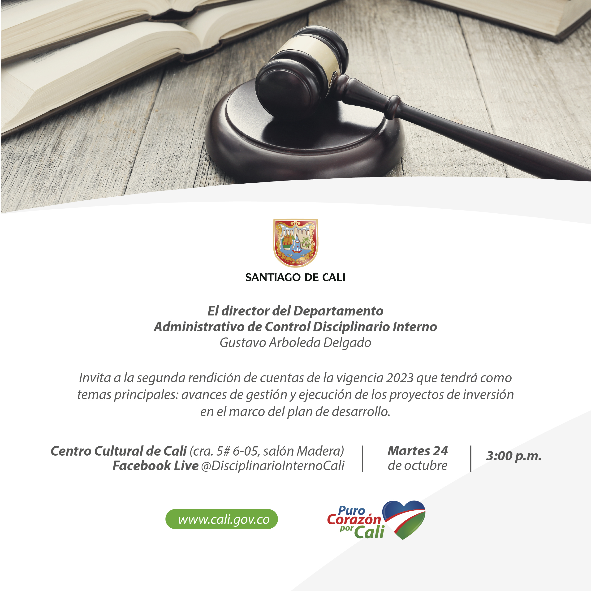 Invitación rendicón de cuentas