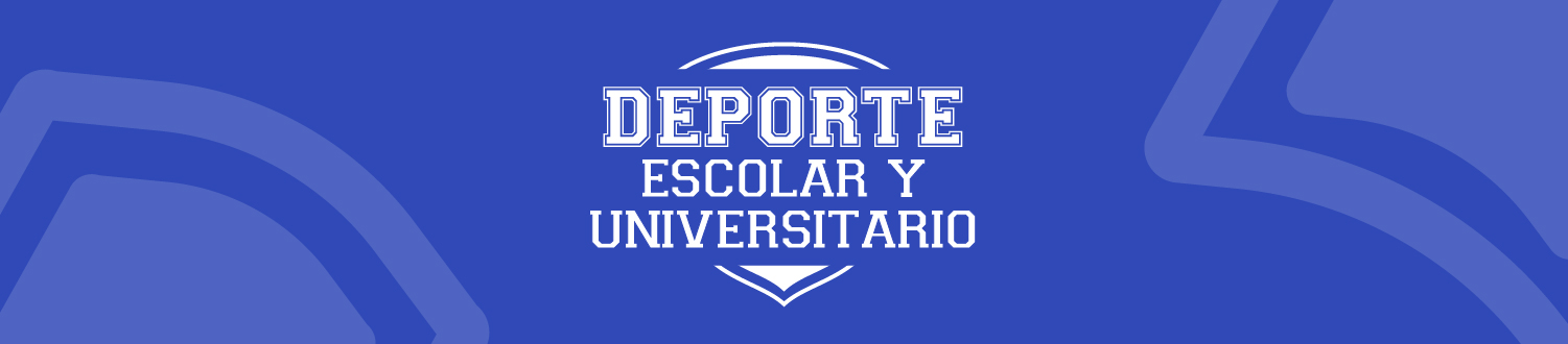 Banner para el micrositio del programa Deporte escolar y universitario Banner para el micrositio del programa Deporte escolar y universitario