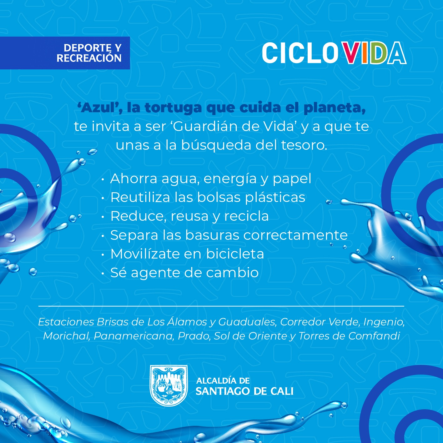 En la Ciclovida de Cali somos ‘Guardianes de la Tierra’