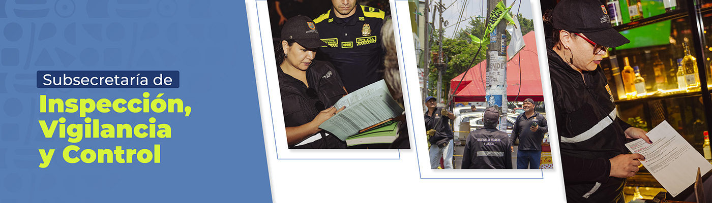 Banner Inspección, Vigilancia y control