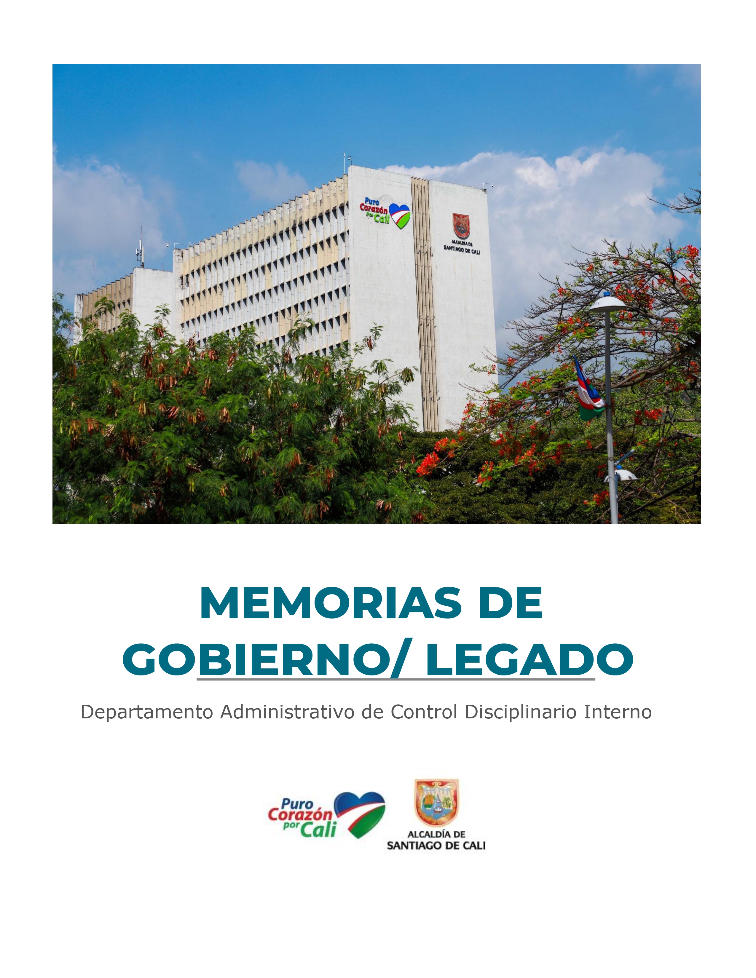 Memorias de Gobierno Memorias de Gobierno