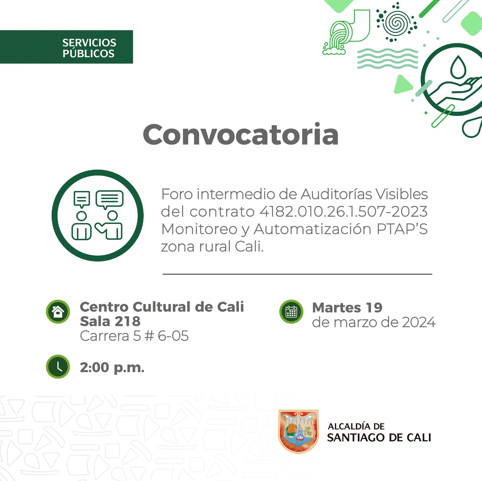 Foro de auditorías visibles al contrato No 507-2024 Foro de auditorías visibles al contrato No 507-2024