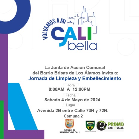 Jornada Volvamos a mi Cali bella Jornada Volvamos a mi Cali bella