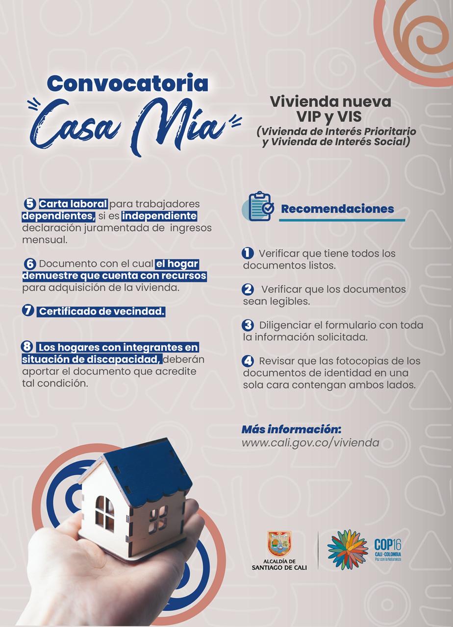 Volante Convocatoria Casa Mía 2024 02 Volante Convocatoria Casa Mía 2024 02