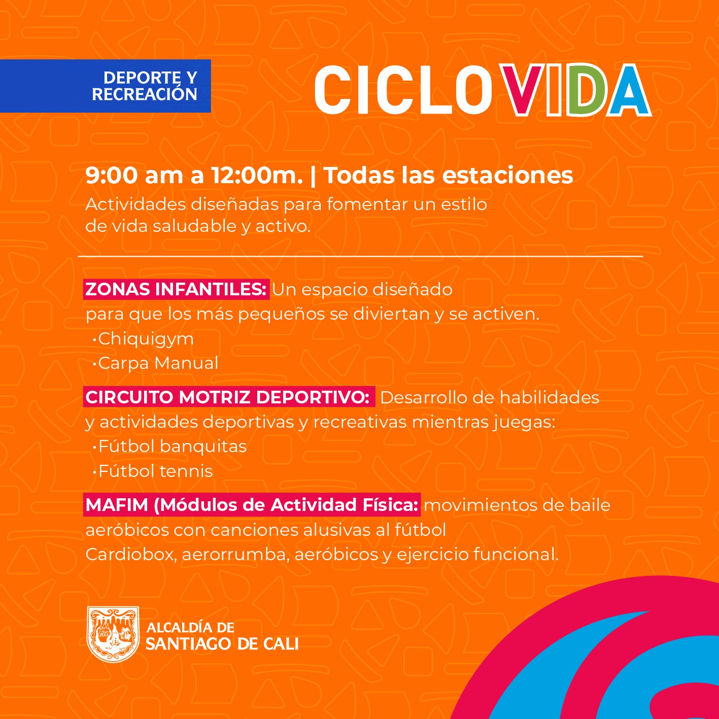 La Ciclovida de Cali: movimiento, recreación, espíritu deportivo y diversión La Ciclovida de Cali: movimiento, recreación, espíritu deportivo y diversión