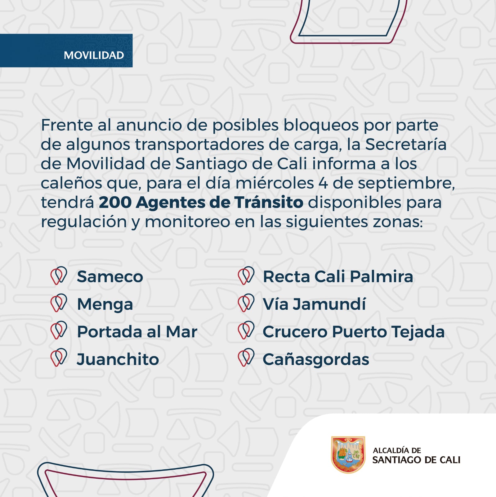 Alcaldía de Cali hace llamado para buscar soluciones al paro de  transportadores