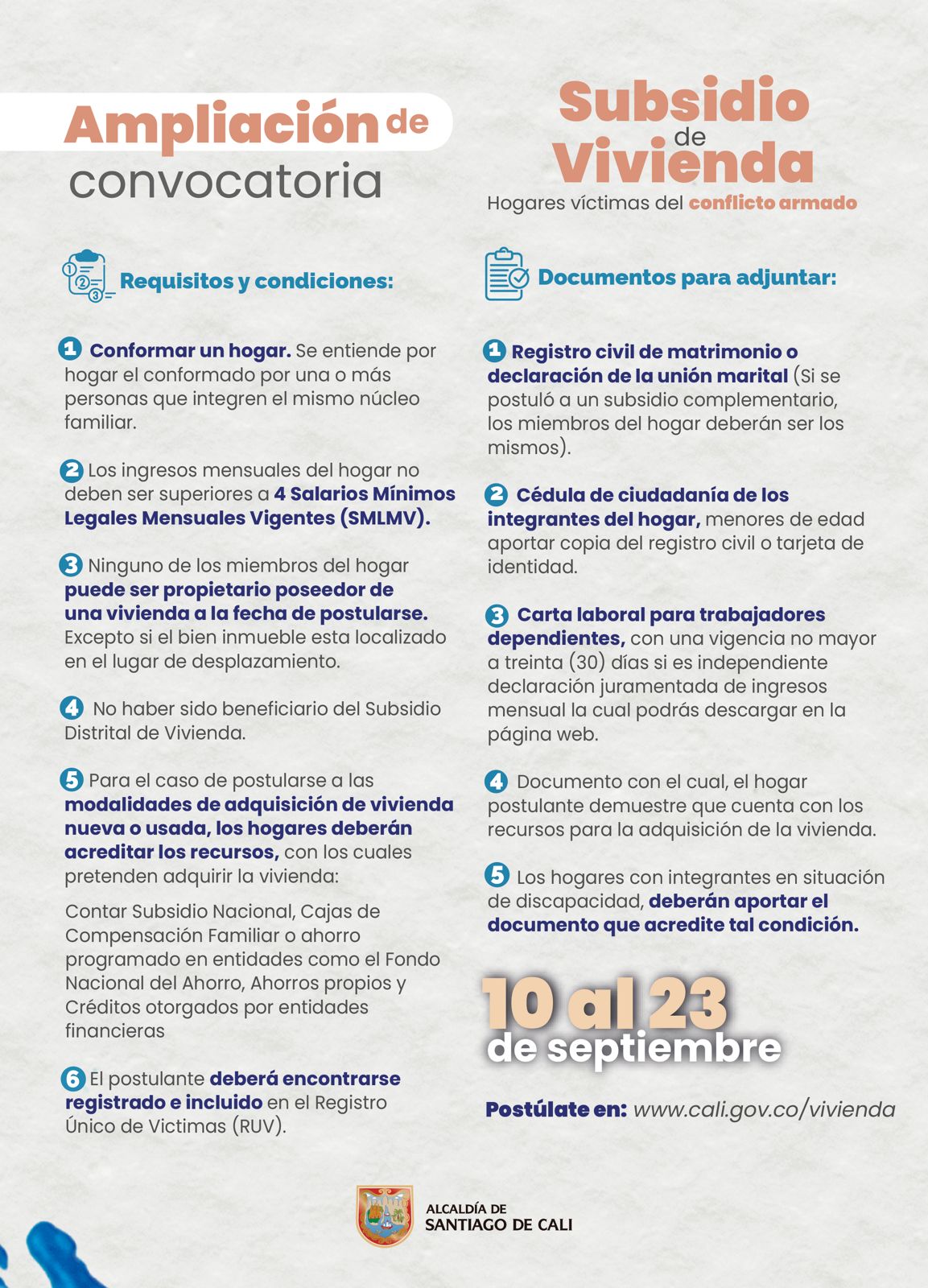 Volante interno Subsidio Conflicto Armado Volante interno Subsidio Conflicto Armado