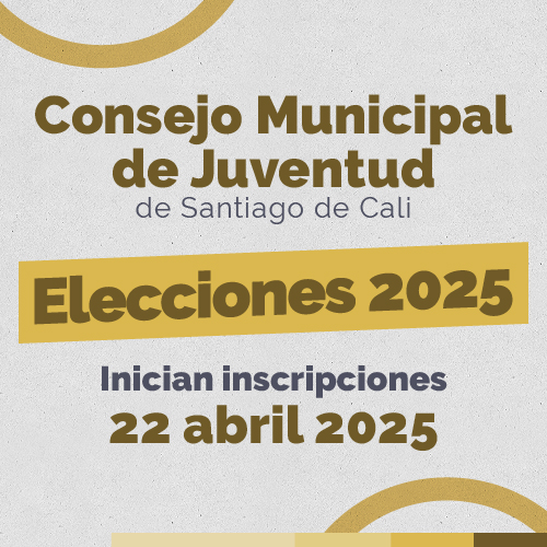 El 19 de octubre se elegirá al Consejo Municipal de Juventud de Santiago de Cali