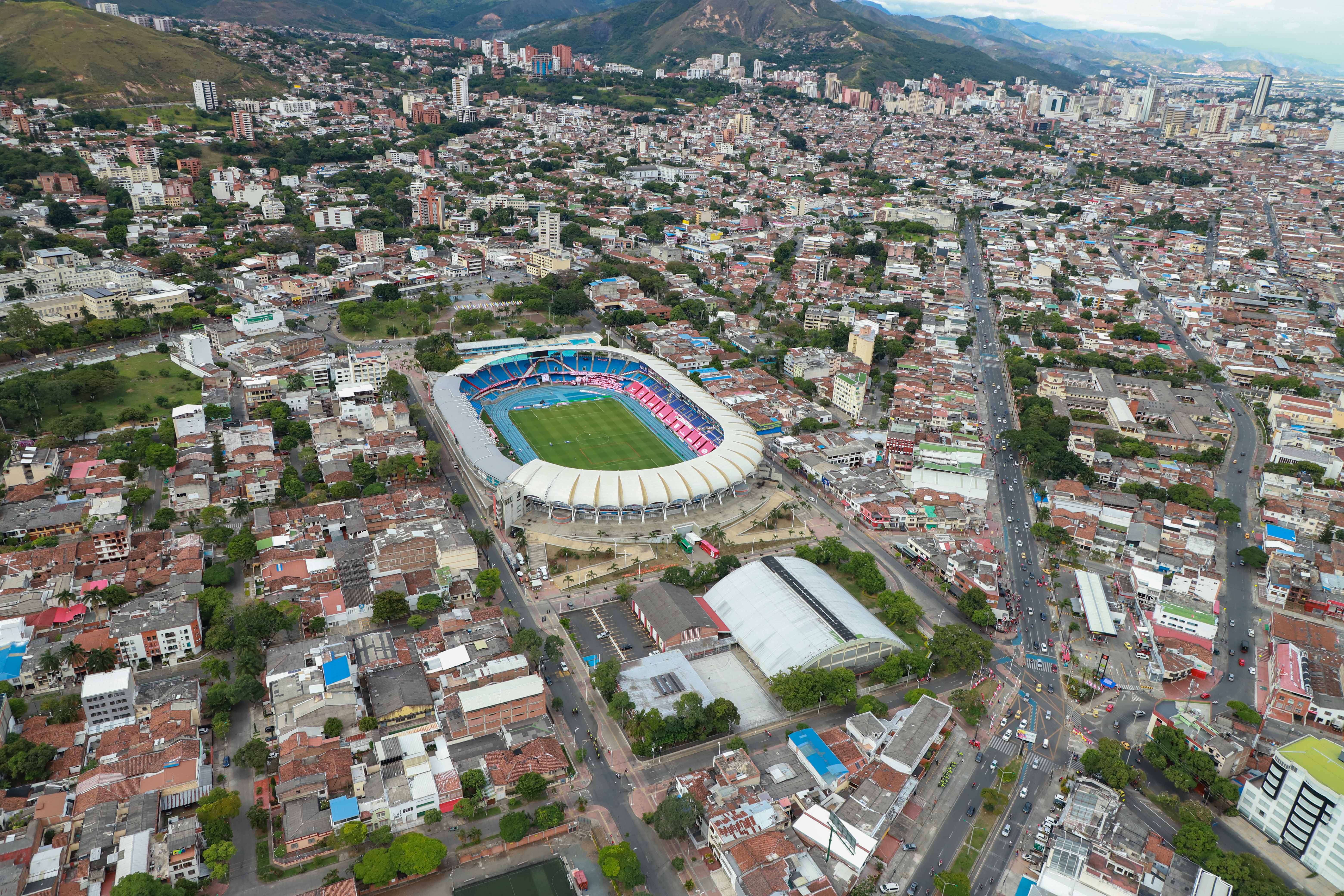 Vista aérea de Cali