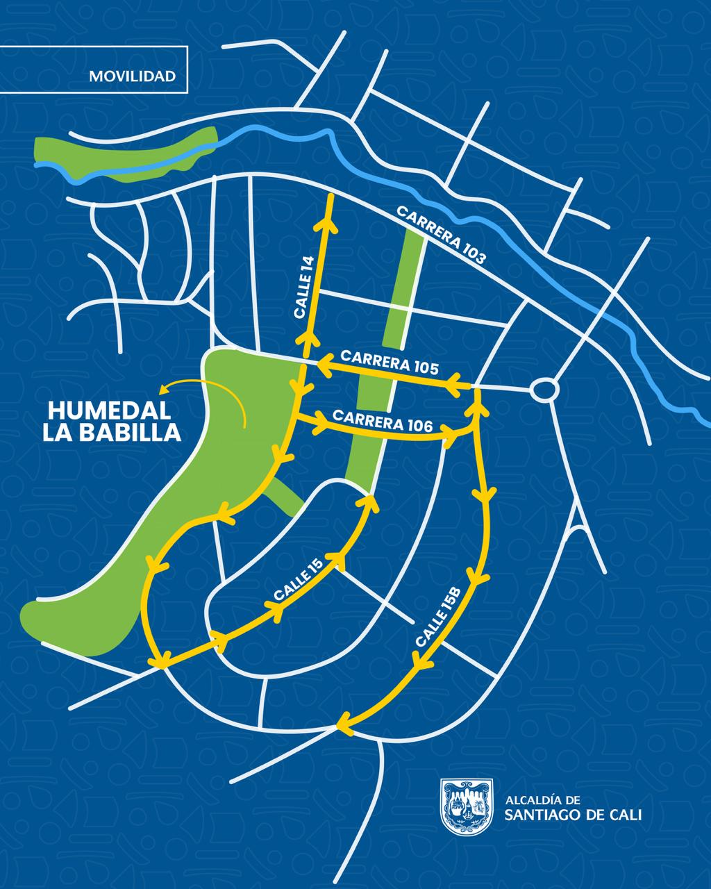 Secretaría de Movilidad implementa nuevo cambio vial en Ciudad Jardín desde este 1 de diciembre Secretaría de Movilidad implementa nuevo cambio vial en Ciudad Jardín desde este 1 de diciembre