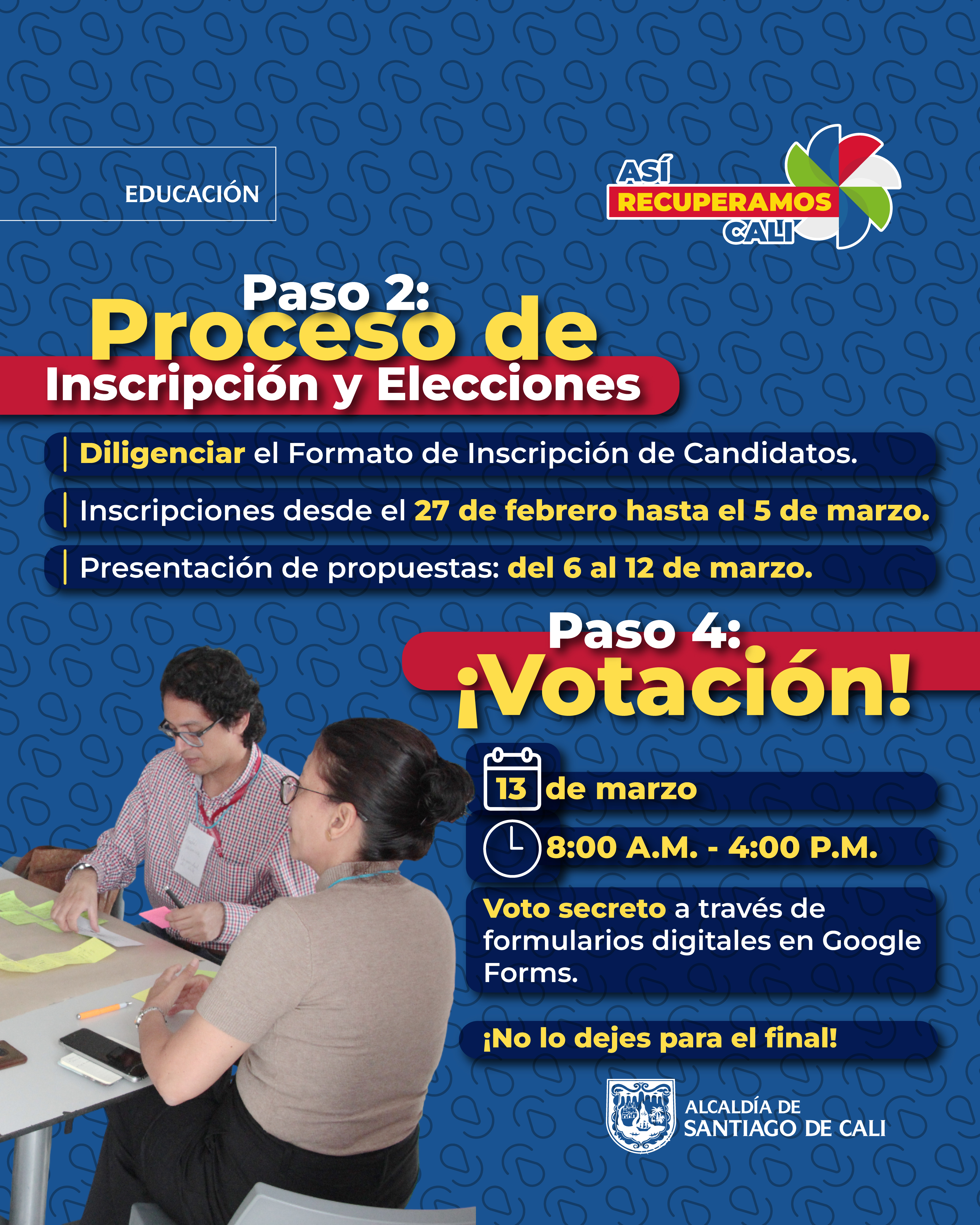 PASO A PASO INSCRIPCION Y ELECCION DEL COMITE DE CONVIVENCIA 4
