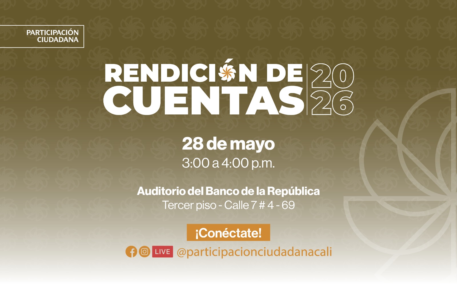 La Secretaría de Desarrollo Territorial y Participación Ciudadana invita a la primera rendición de cuentas de 2026 La Secretaría de Desarrollo Territorial y Participación Ciudadana invita a la primera rendición de cuentas de 2026