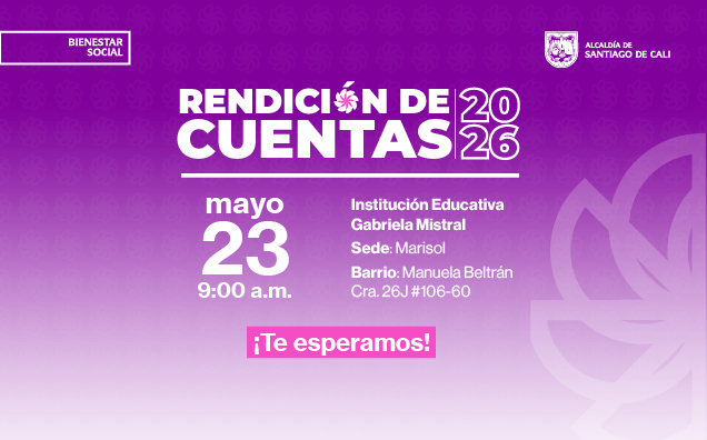 La Secretaría de Bienestar Social rendirá cuentas este 23 de mayo en la Comuna 14 La Secretaría de Bienestar Social rendirá cuentas este 23 de mayo en la Comuna 14