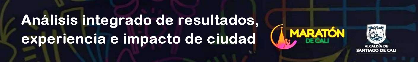 BannerOdrafMaraton2025- 2 Análisis integrado de resultados, experiencia e impacto de ciudad de la Maratón de Cali 2026