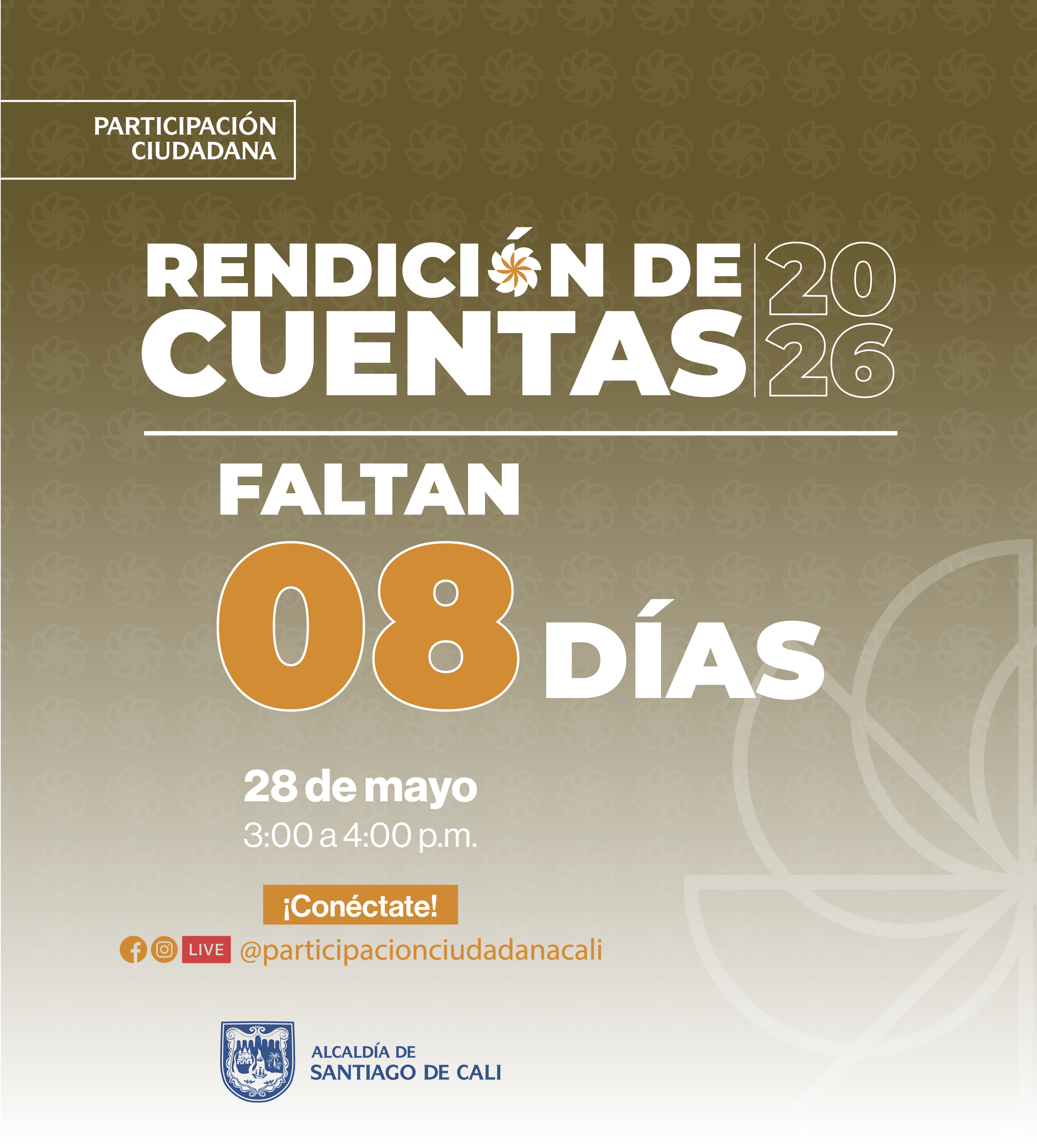 Recuerde: el jueves 28 de mayo es la Rendición de Cuentas de la Secretaría de Desarrollo Territorial y Participación Ciudadana