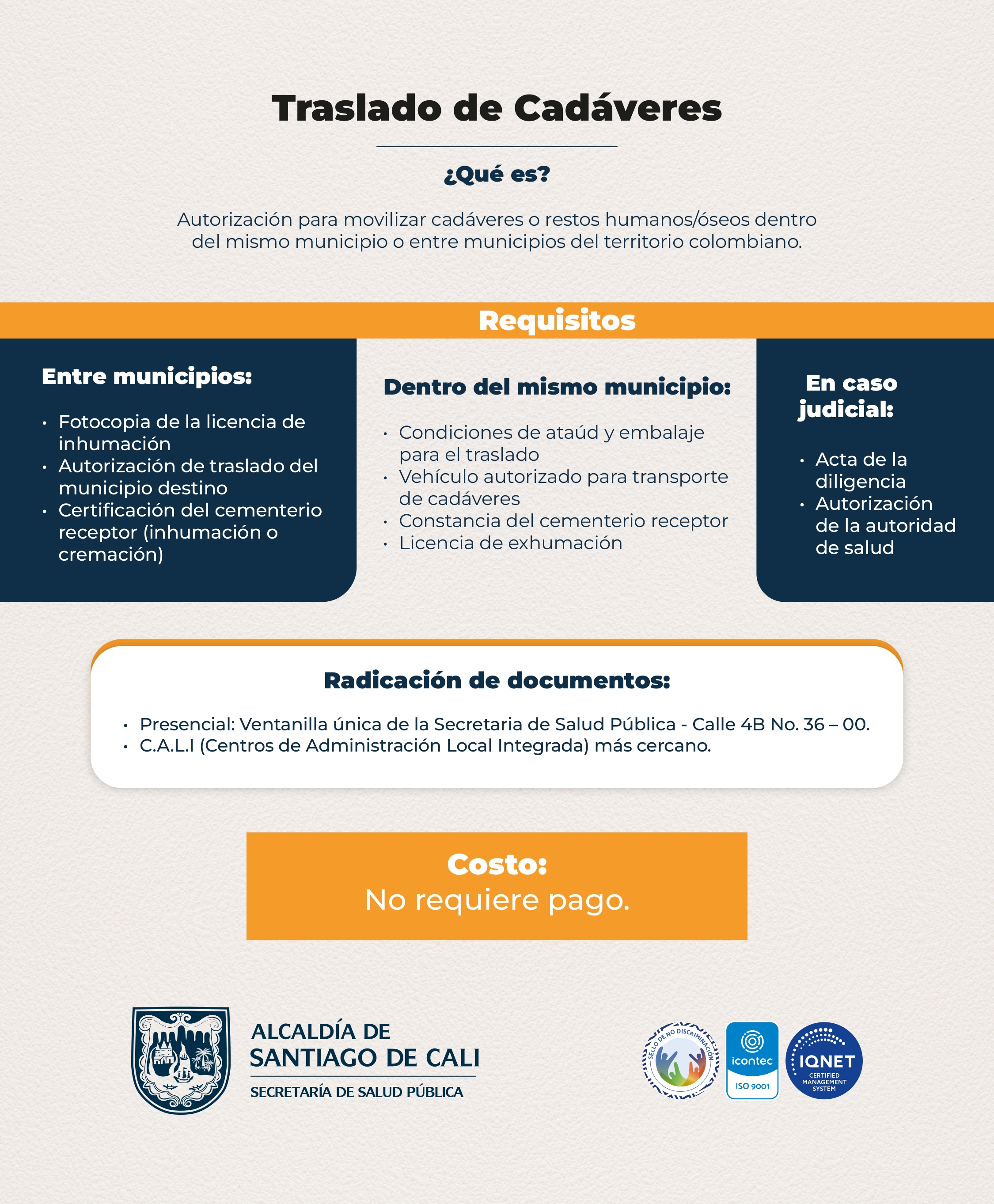 Traslado de Cadáveres