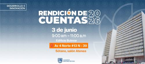 El Departamento Administrativo de Desarrollo e Innovación Institucional realizará jornada de Rendición de Cuentas el próximo 3 de junio El Departamento Administrativo de Desarrollo e Innovación Institucional realizará jornada de Rendición de Cuentas el próximo 3 de junio