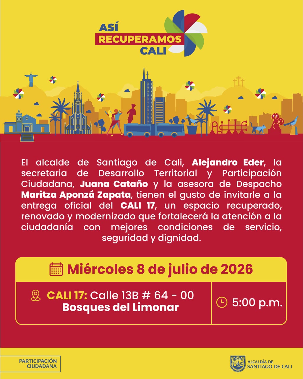 Con la apertura del CALI 17, el alcalde Eder inicia la entrega de los primeros 9 centros recuperados 