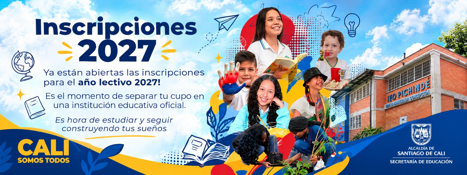 Inscripciones en las Instituciones Educativas Oficiales para la vigencia 2027