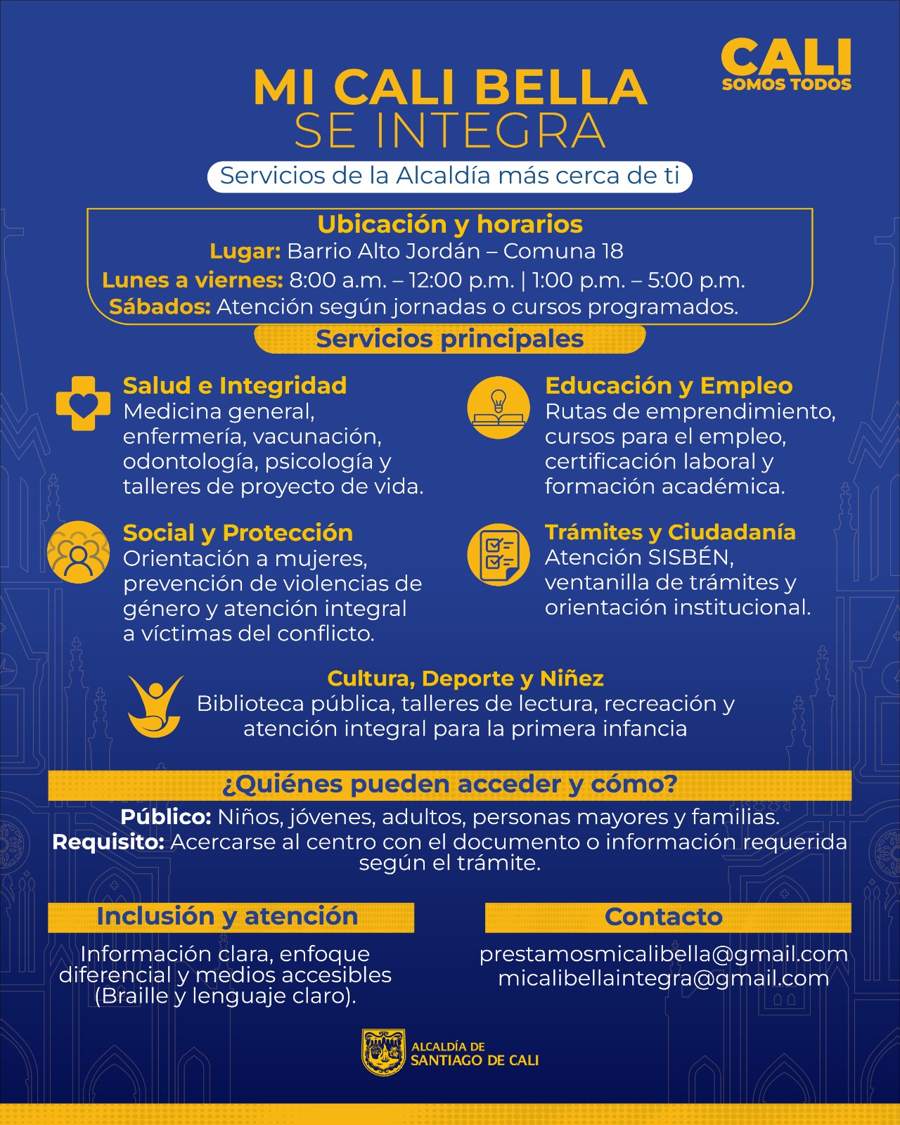 Mi Cali Bella se integra: servicios de la Alcaldía más cerca de la comunidad