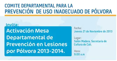 Convocatoria a rueda de prensa por prevención de uso inadecuado de pólvora