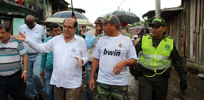 Alcalde y gabinete Municipal realizan intervención social en la comuna 15