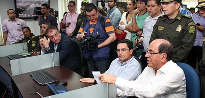 Mininterior, Alcalde de Cali y Secretario de Gobierno entregan modernización del sistema de vigilancia para Cali