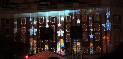 Magia de mapping caleño, para compartir en Navidad