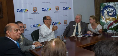 Alcalde de Cali se reúne con el presidente mundial del Club de Leones
