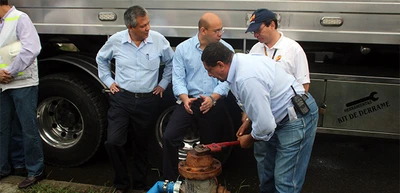 Alcalde (e) de Cali supervisó inicio de plan de contingencia por corte de agua