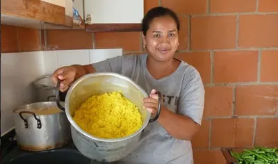 Olla comunitaria ejemplar ya funciona en Llano Verde