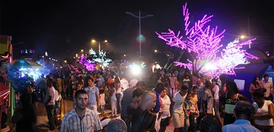 Parque de la 72W se llenó de luces y de fiesta navideña