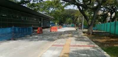 El 14 de marzo se habilita bahía lateral frente a estación Meléndez